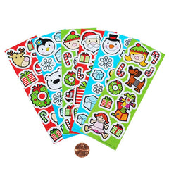Christmas Sticker Sheets (24 total sticker sets in 2 bags) 22?› each