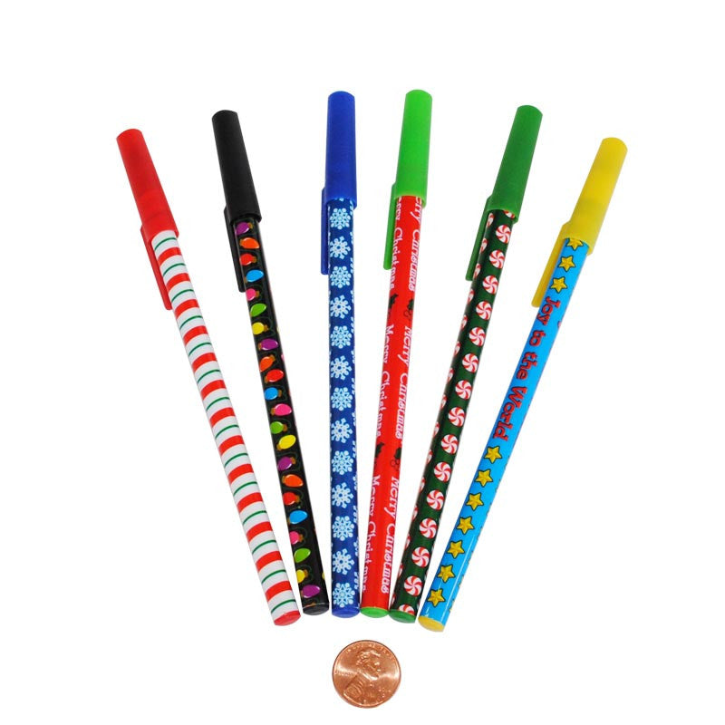 Holiday Novelty Pens (48 total pens in 2 bags) 33?› each