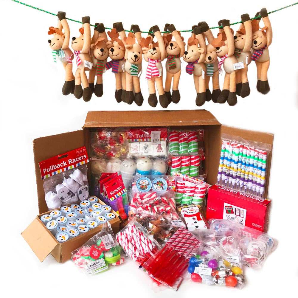 Holiday Stocking Stuffers & Carnival Prizes   - 724 Bulk Toys (Includes Stuffed Animals) 29?› each