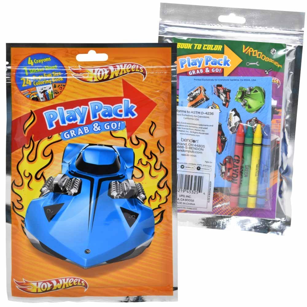 Hot Wheels Grab and Go Play Pack Party Favors