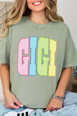 Color Me Loved Gigi Comfort Colors Adult Ring-Spun Cotton Tee