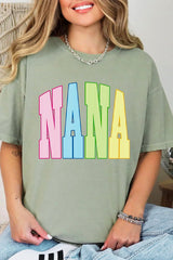 Color Me Loved Nana Comfort Colors Adult Ring-Spun Cotton Tee