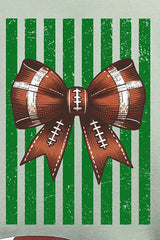 Green Varsity Bow Comfort Colors Adult Ring-Spun Cotton Tee