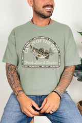 Hook Line & Sinker Cream Comfort Colors Adult Ring-Spun Cotton Tee