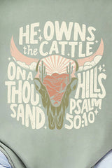 Peach He Owns The Cattle Ready To Press DTF Transfer