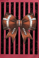 Black Varsity Bow Comfort Colors Adult Ring-Spun Cotton Tee