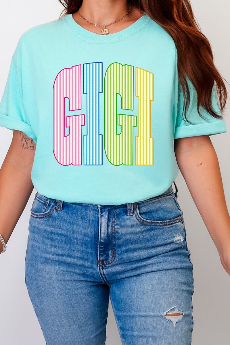 Color Me Loved Gigi Comfort Colors Adult Ring-Spun Cotton Tee