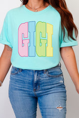 Color Me Loved Gigi Comfort Colors Adult Ring-Spun Cotton Tee