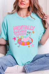 Mentally Somewhere Expensive Comfort Colors Adult Ring-Spun Cotton Tee