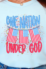 One Nation Comfort Colors Adult Ring-Spun Cotton Tee