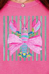 Pink Lobster Club Ready To Press DTF Transfer