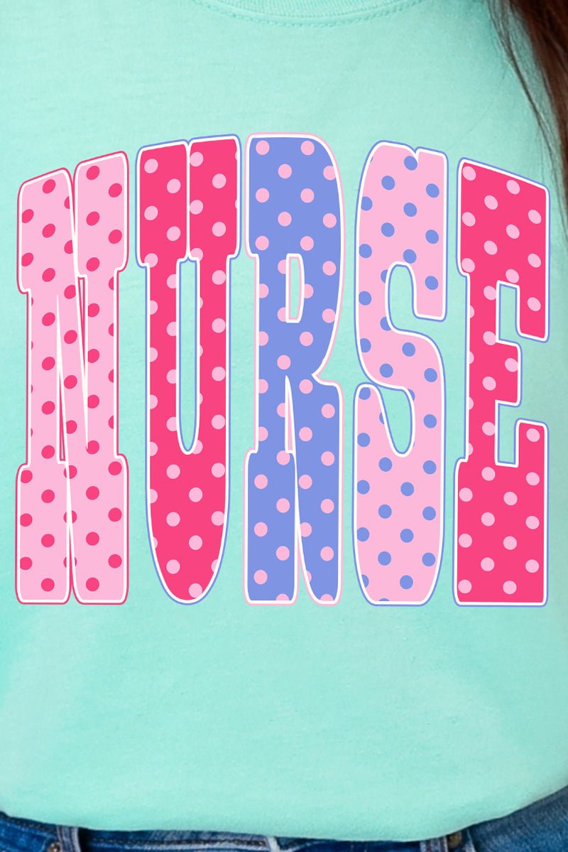 Polka Dot Pop Nurse Ready To Press DTF Transfer