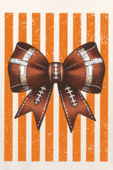 Orange Varsity Bow Comfort Colors Adult Ring-Spun Cotton Tee