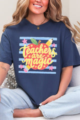 Teachers Are Magic Sketch Comfort Colors Adult Ring-Spun Cotton Tee
