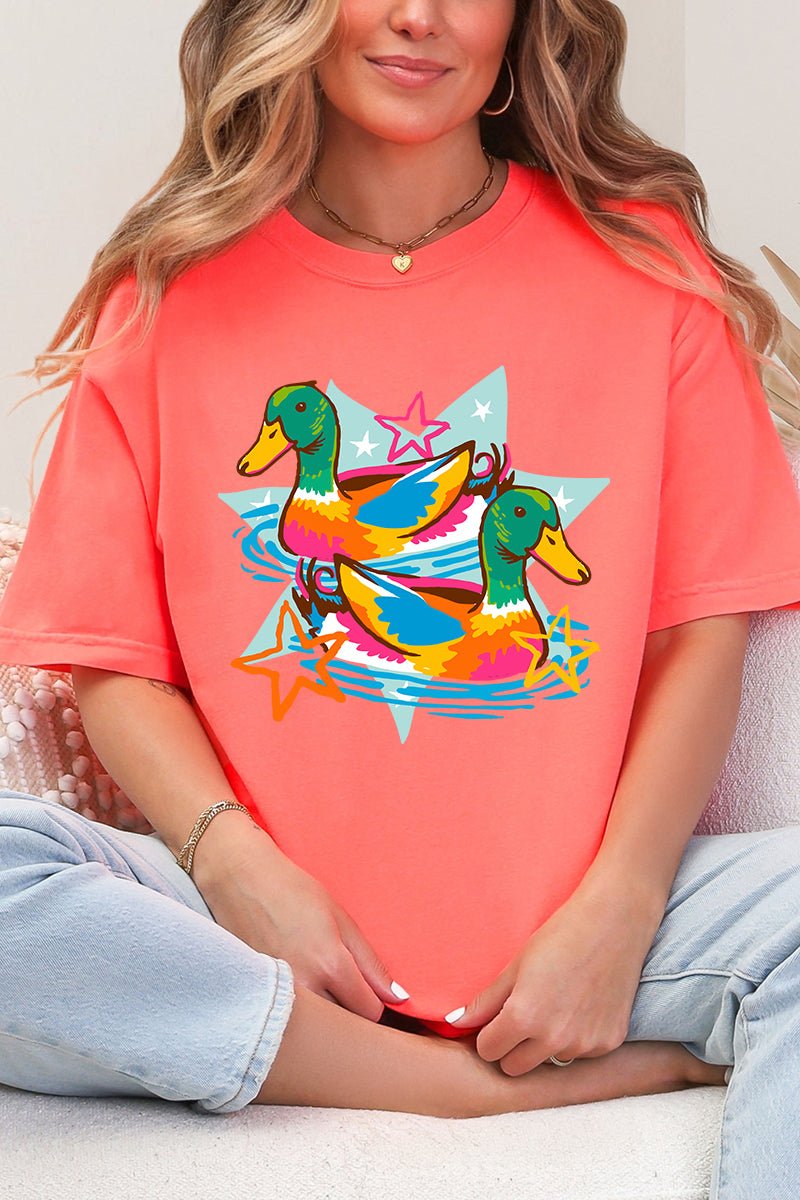 Duck, Duck, Dazzle Comfort Colors Adult Ring-Spun Cotton Tee