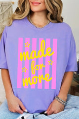 Retro Pop Made For More Comfort Colors Adult Ring-Spun Cotton Tee