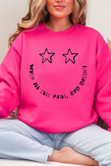 Star Eyes God Never Fails Heavy Blend Crew Sweatshirt