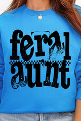 Feral Aunt Heavy Blend Crew Sweatshirt