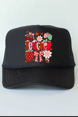 Berry Sweet Teacher Otto Foam Front Trucker Hat