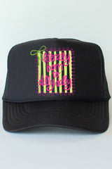 Swirls & Stripes Dilly Dally Otto Foam Front Trucker Hat