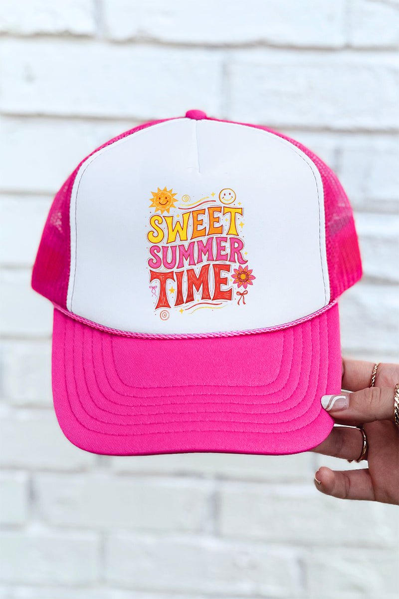 Golden Glow Sweet Summer Time Otto Foam Front Trucker Hat