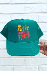 Golden Glow Sweet Summer Time Otto Foam Front Trucker Hat