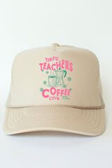 Tired Teachers Coffee Club Otto Foam Front Trucker Hat