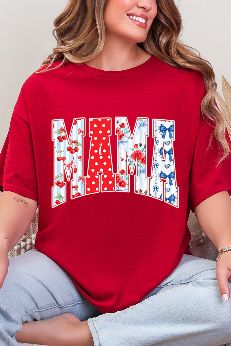 Sweet Cherry Mama Short Sleeve Relaxed Fit T-Shirt