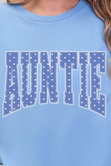 Blue Dot Auntie Short Sleeve Relaxed Fit T-Shirt