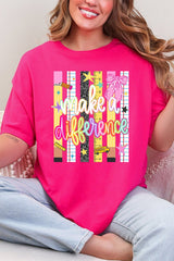 Make A Difference Short Sleeve Relaxed Fit T-Shirt