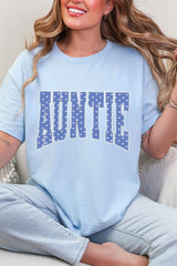 Blue Dot Auntie Short Sleeve Relaxed Fit T-Shirt