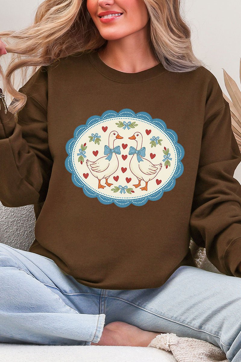 Goosey Little Love Ecosmart Crewneck Sweatshirt