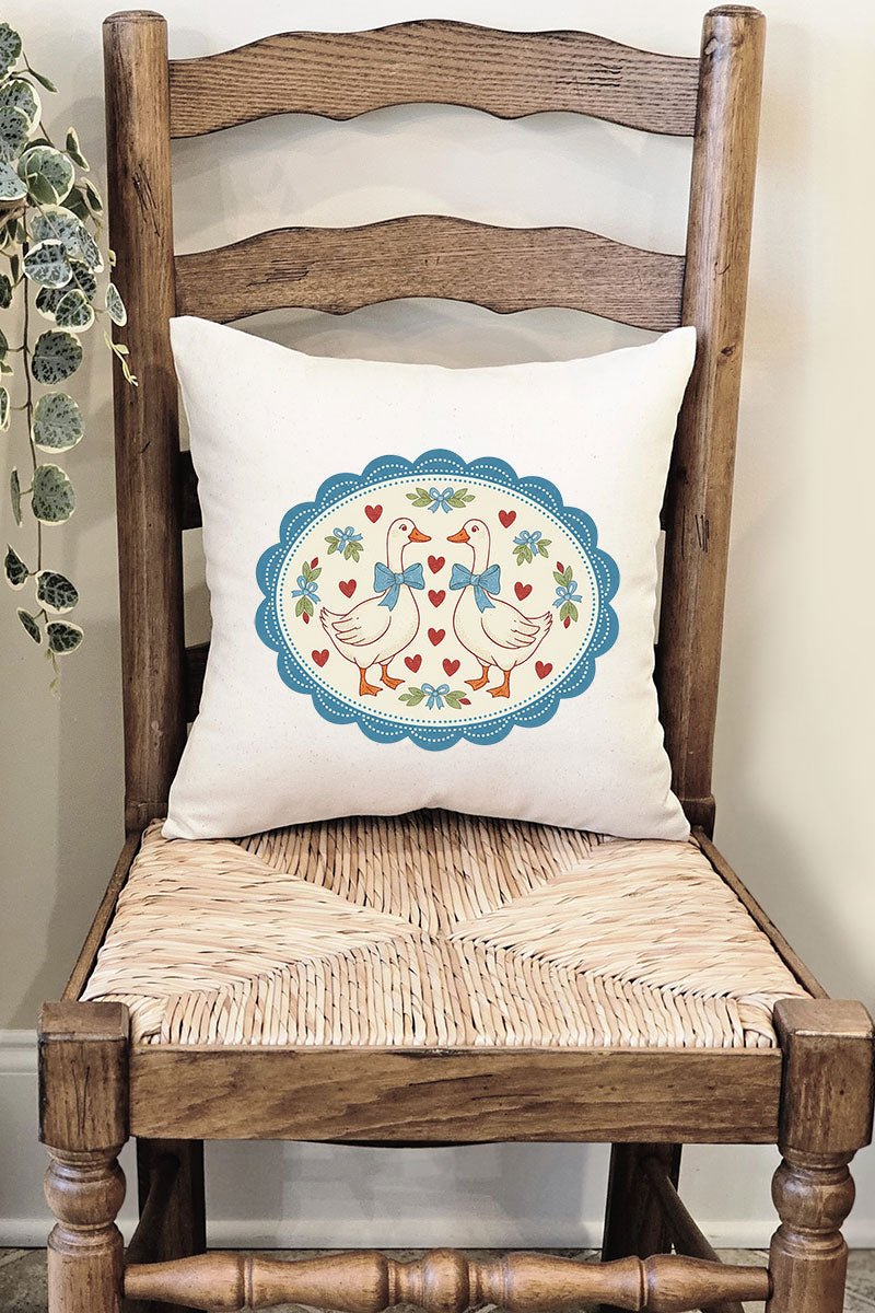 Goosey Little Love Decorative Pillow Cover