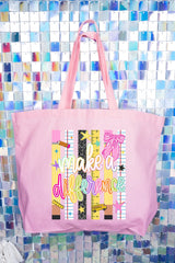 Make A Difference Canvas Jumbo Tote