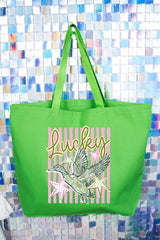 Lucky Duck Canvas Jumbo Tote