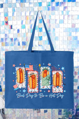 Sizzle & Stars Canvas Jumbo Tote