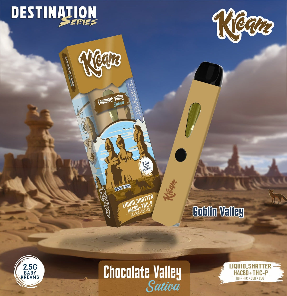 Chocolate Valley Industrial Hemp Derived Liquid Shatter+THC- A+THC-P+D8+HHC+CBD+CBG+H4CBD 2.5 Gram Disposable, Box of 5