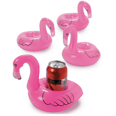 Floating Flamingo Vinyl Coasters (24 total flamingos in 2 bags) $1.14 each