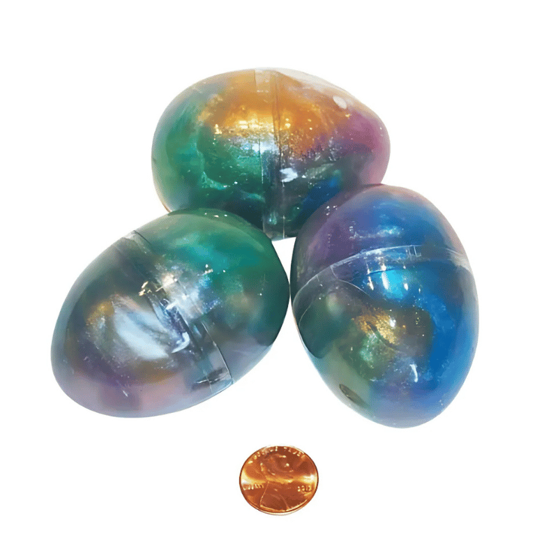 Iridescent Rainbow Glitter Putty Eggs (24 total putty eggs in 2 bags) 70?› each