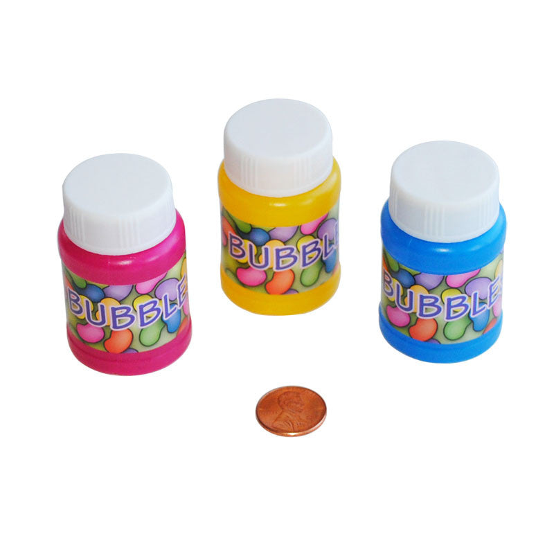 Plastic Jelly Bean Bubble Bottles (48 total bubbles in 2 boxes) 32?› each