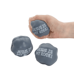 Foam "Jesus is my Rock" Balls (24 total balls in 2 boxes) $1.44 each