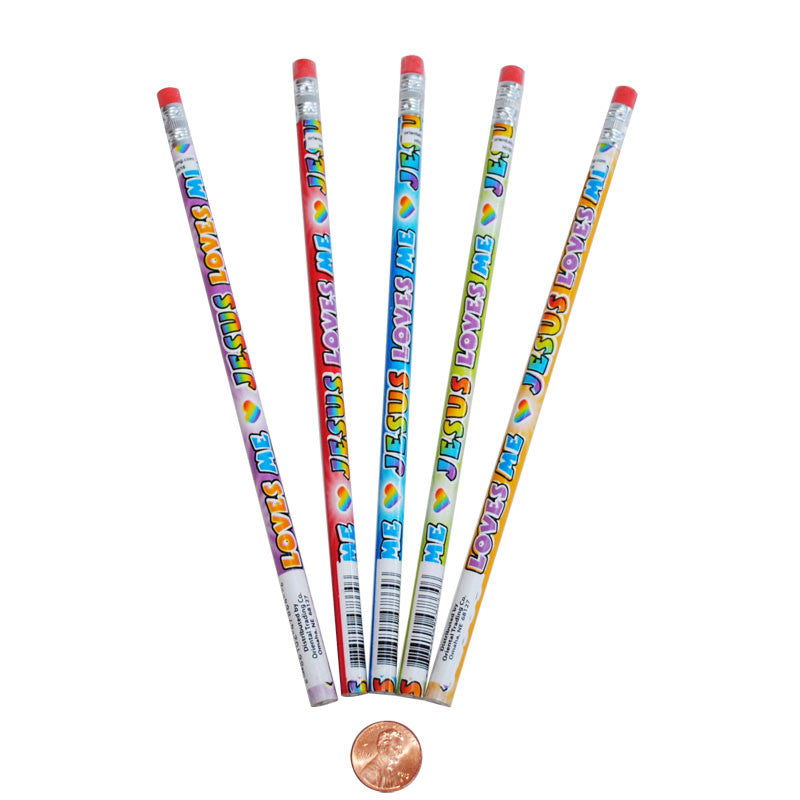 Jesus Loves Me Pencils (48 total pencils in 2 bags) 18?› each