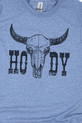 Howdy Steer Softstyle Adult T-Shirt