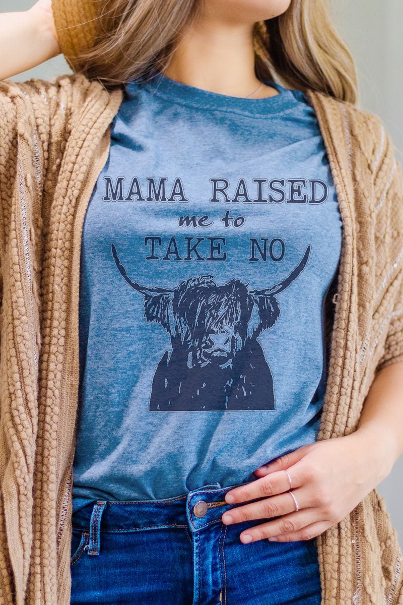 Mama Raised Me Softstyle Adult T-Shirt