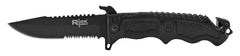 BLACK RAZOR TIP FOLDING KNIFE (sold by the piece )