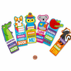 Laminated Fun Reading Bookmarks (96 total bookmarks in 2 bags) 17?› each