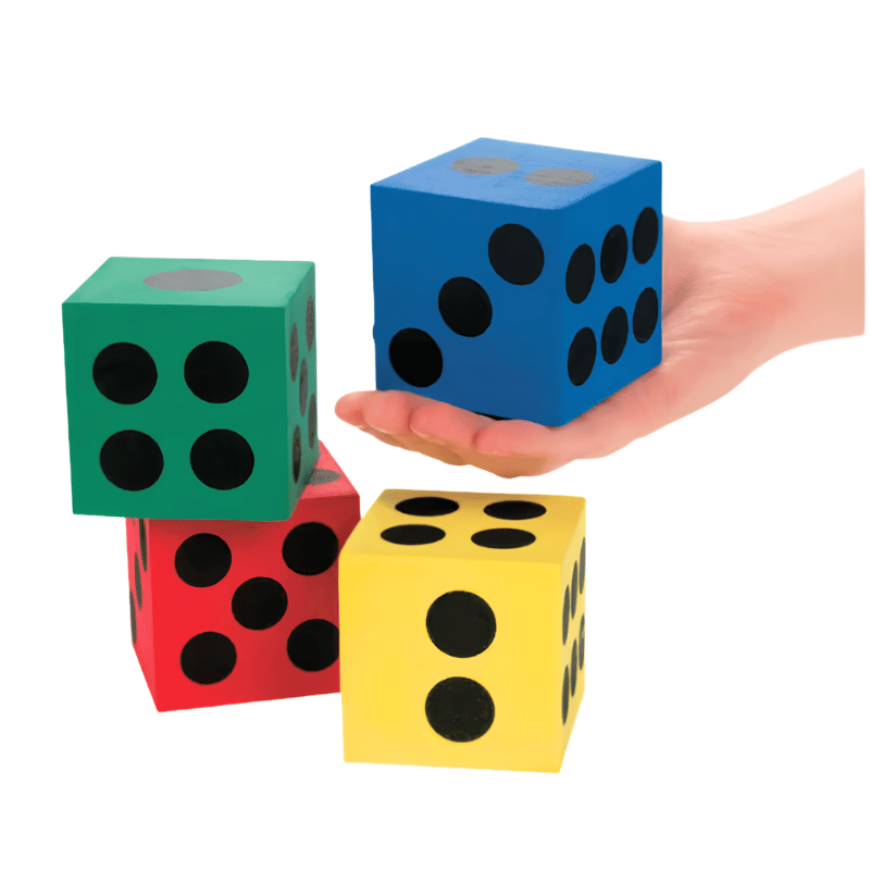 Large Foam Dice (12/package) 77?› each
