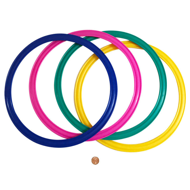 Large Plastic Tossing Rings & Hopscotch Set (10 Rings per Set) $1.85 each