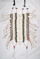 LARGE INDIAN STYLE BUFFALO BONE BREAST CHEST PLATE  ( sold by the piece / color )