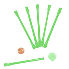 Green Candy Filled Straws (240/package) 4?› each